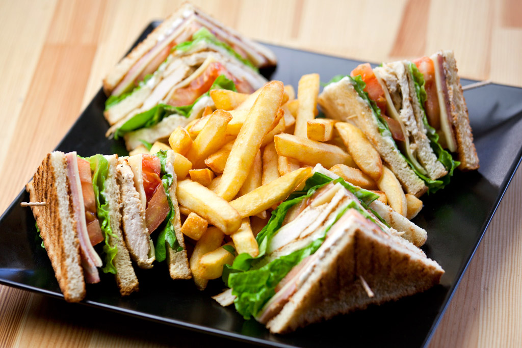 Dines Triple Decker Turkey Club House Sandwich